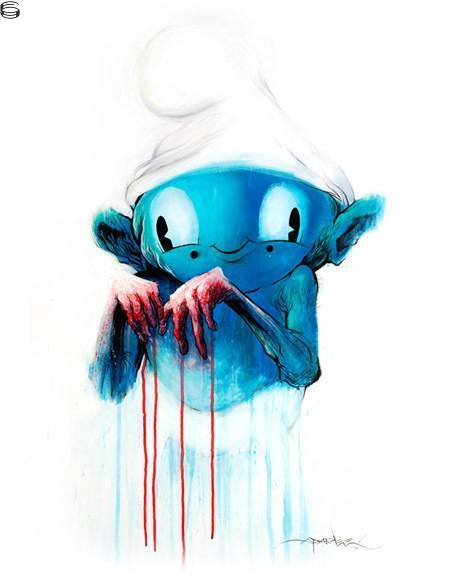 Alex Pardee - Guilty Smurf 08 - 2nd Edition