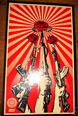 Shepard Fairey - Guns and Roses - Sticker Edition