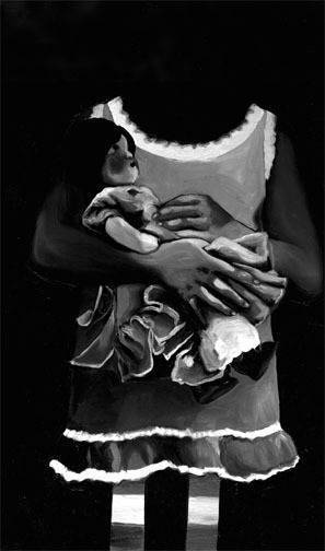 Headless Girl with Doll 05