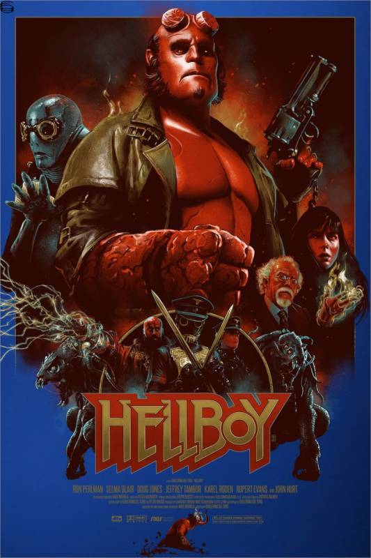Vance Kelly - Hellboy - Blue Variant Edition