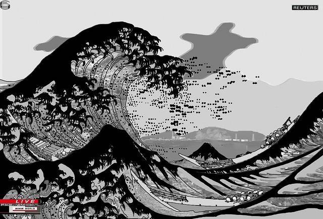 Pure Evil - Hokusai Tsunami Relief 11