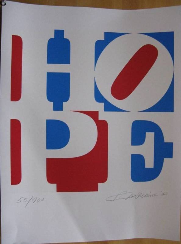 Robert Indiana - Hope - Screen Print Edition