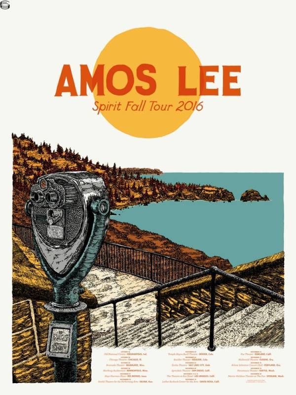 Amos Lee 2016 Spirit Fall Tour [Oct/Nov Dates] 16