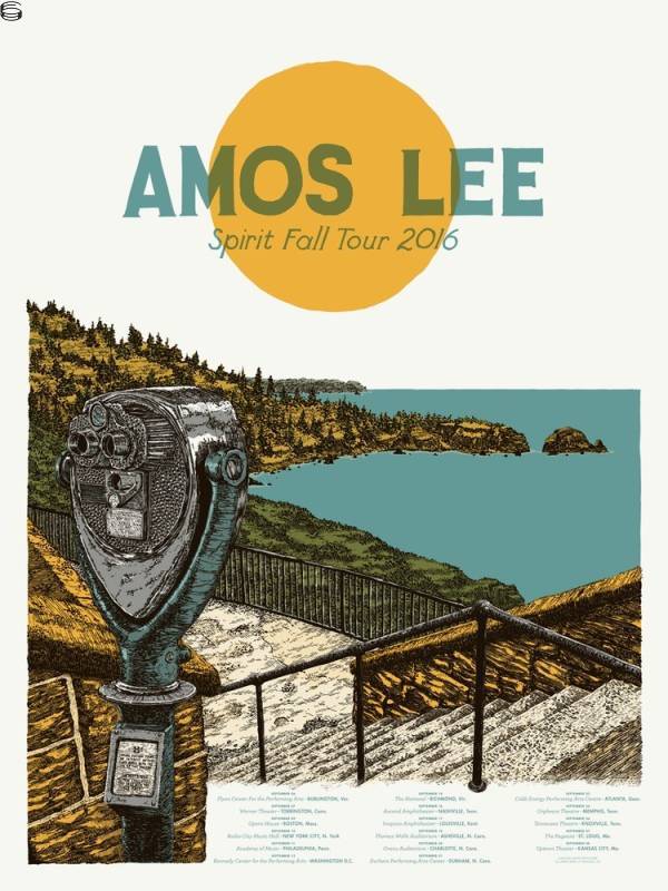 Landland - Amos Lee 2016 Spirit Fall Tour [Sep Dates] 16