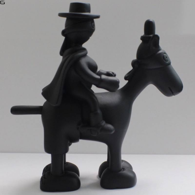 Tom Otterness - Horse and Rider - Black Resin Edition