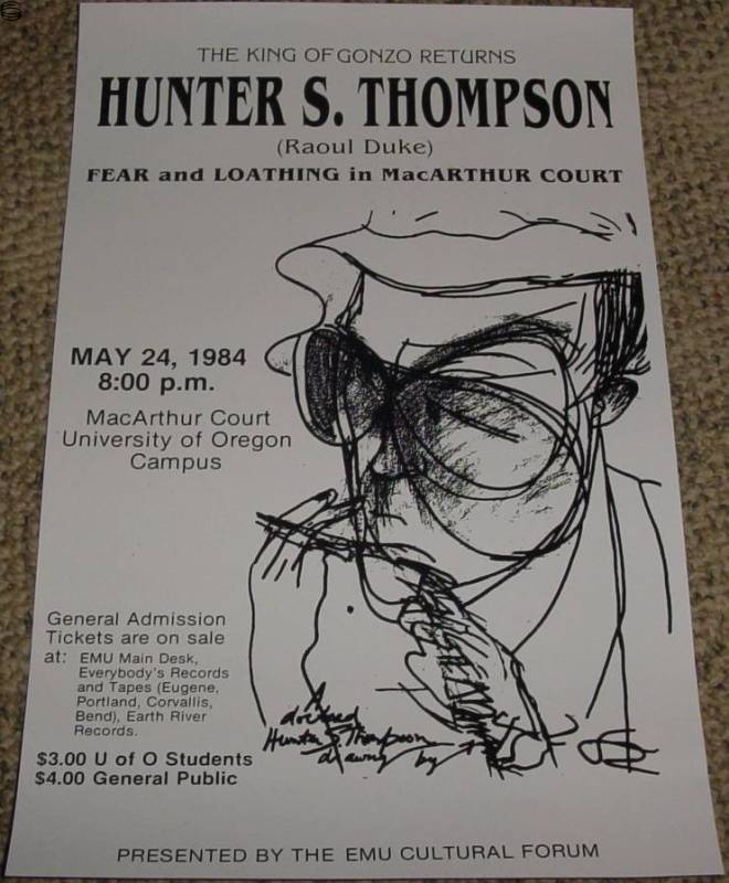 Hunter S. Thompson Austin 84