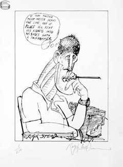 Ralph Steadman - Hunter S. Thompson, Twisted Meat Artist 06