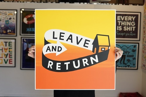 Steve Powers - Leave And Return - Orange Aluminium