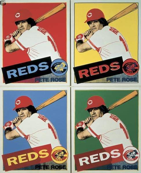 Andy Warhol - II.360b: Pete Rose 85 - Pete Rose signed Edition