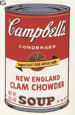 Campbell's Soup II: New England Clam Chowder (FS-II.57)