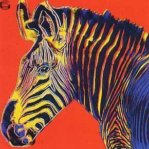 IIB.300-TP14.30: Grevy's Zebra 83 by Andy Warhol | DogStreets