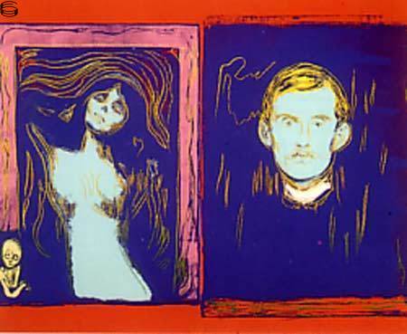 IIIA.47B: Madonna & Self Portait (After Munch) 84