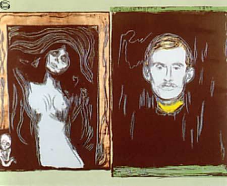 IIIA.47C: Madonna & Self Portait (After Munch) 84