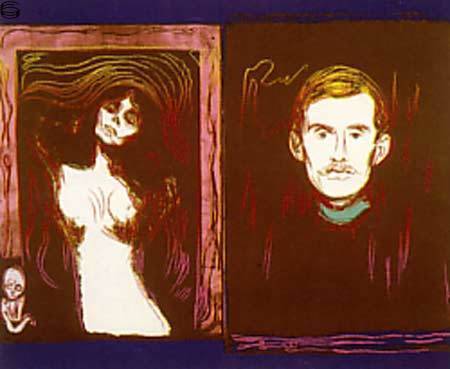 IIIA.47D: Madonna & Self Portait (After Munch) 84