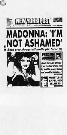 IIIA.48: New York Post (Madonna: I'm Not Ashamed) 85