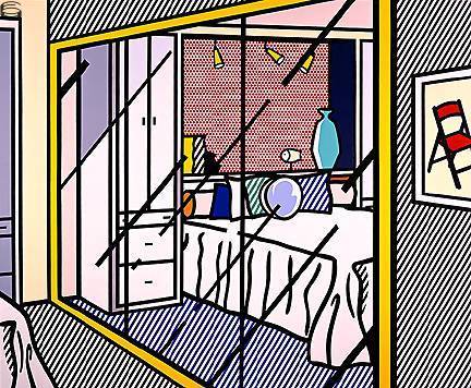 Roy Lichtenstein - Interior with Mirrored Closet