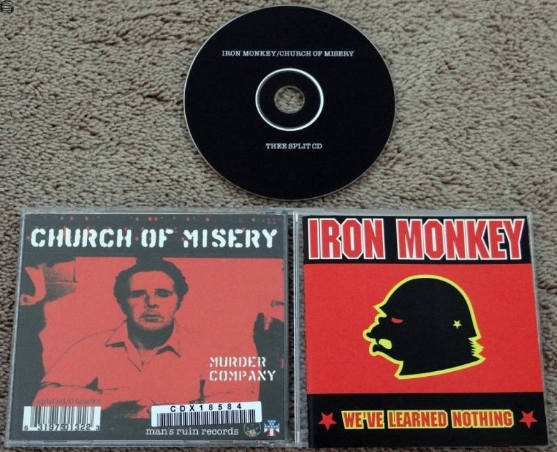 Iron Monkey / Church of Misery Album Art 99