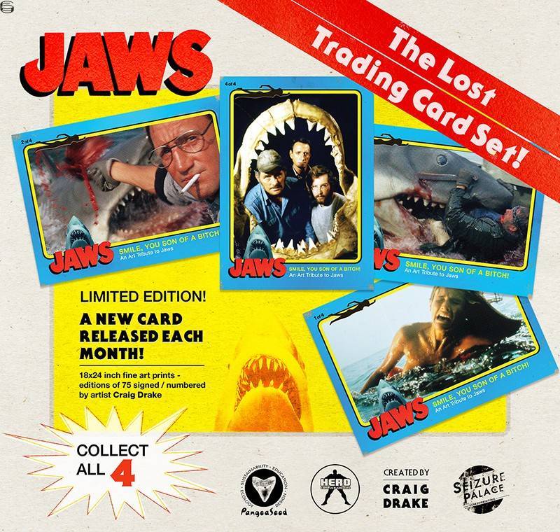 Jaws The Lost Trading Card Set