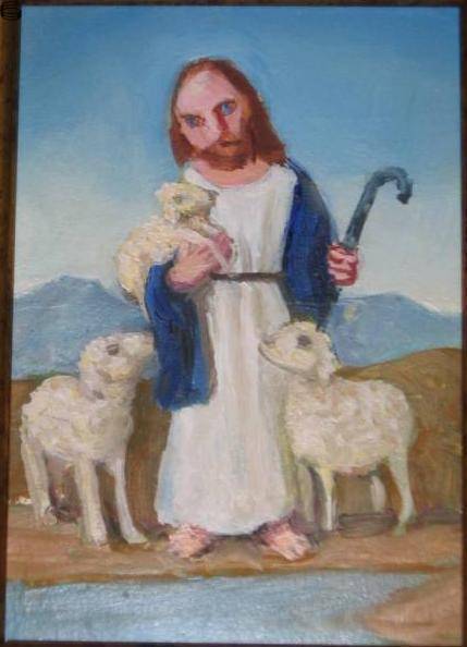 Jesus and Lamb 00