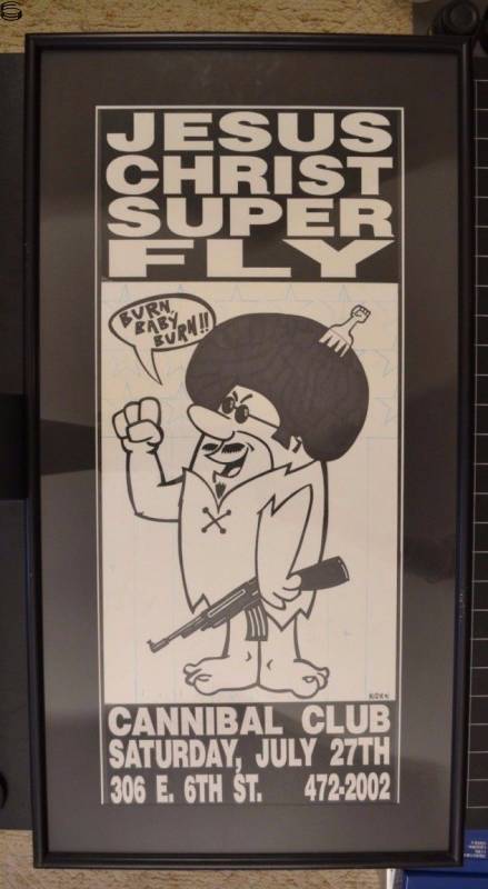 Jesus Christ Superfly Austin 91 by Frank Kozik | DogStreets