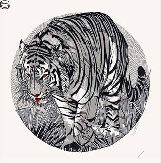 Tyler Stout - Animalines [Tigris] - Silver Edition