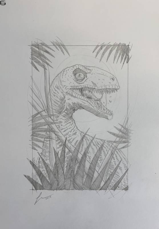 Florey - Jurassic Park - OG Sketch Edition