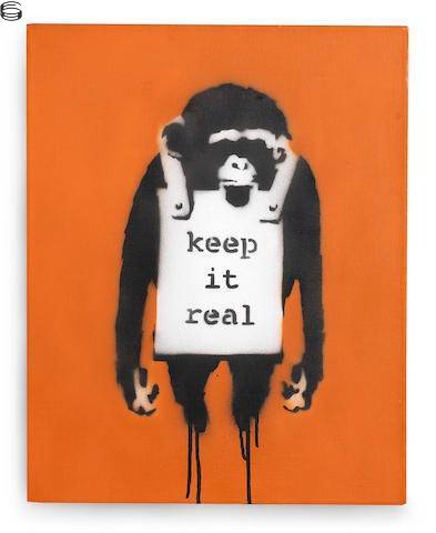 Keep it real by Banksy | DogStreets