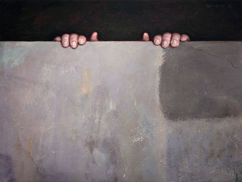 Dan Witz - Kilroy Hands (LA Wall)