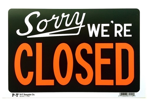 Adam McEwen - Sorry, We're Closed - First Edition