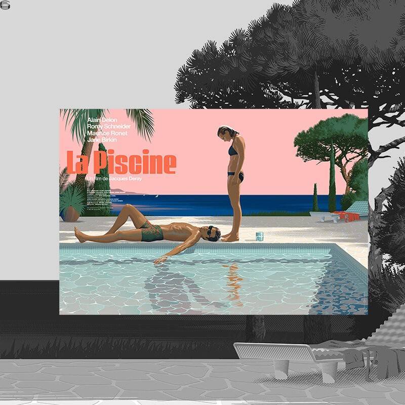 Laurent Durieux - La Piscine - Plakat Variant Edition