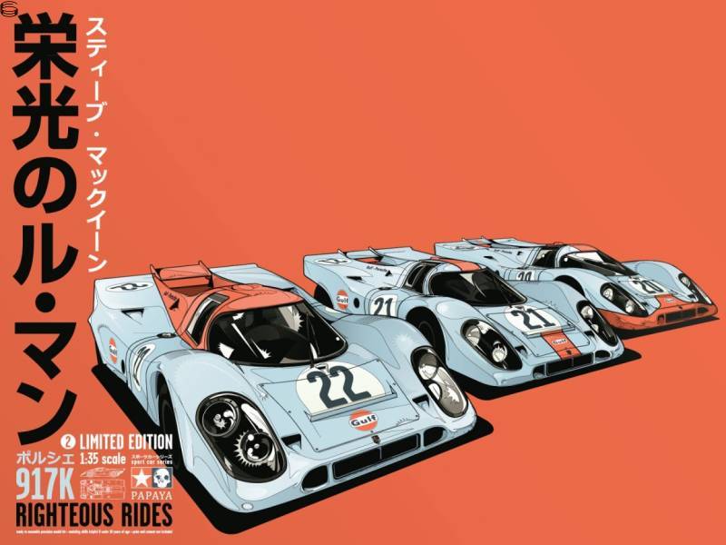 Le Mans Gulf-Porsche Team