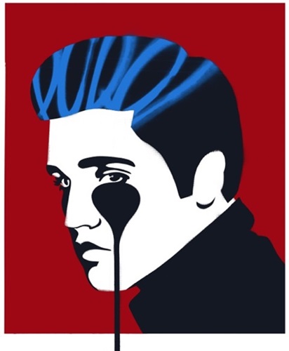 Pure Evil - Pure Elvis - Red / Blue