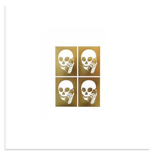 Skullphone - Gold Foil Grid