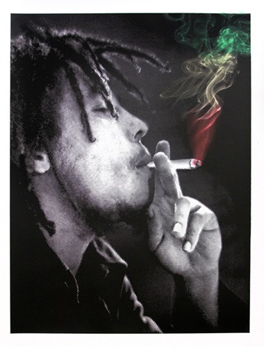 Mr Brainwash - Happy Birthday Bob Marley - Jamming - Horizontal Colours