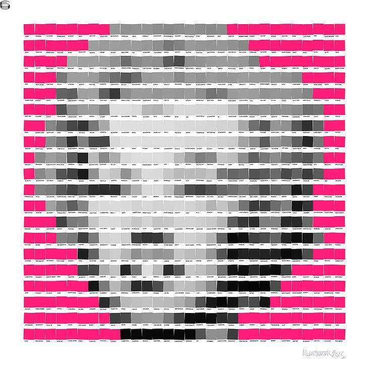 Nick Smith - Marilyn - Neon Pink Diamond Dust Edition