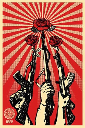 Shepard Fairey - Guns and Roses - First Edition