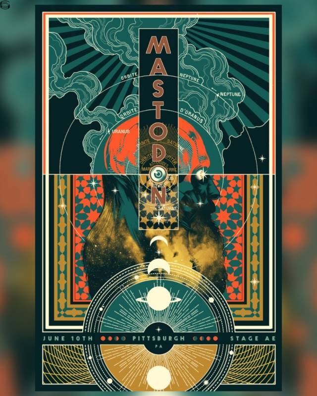 Matt Taylor - Mastodon Pittsburgh - Variant Edition