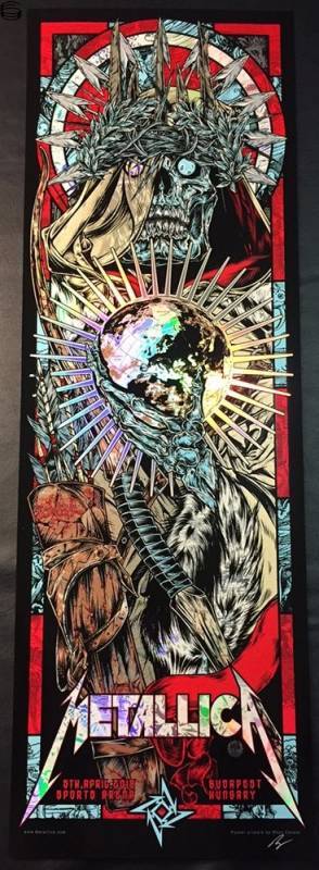 Rhys Cooper - Metallica Budapest - Foil Edition