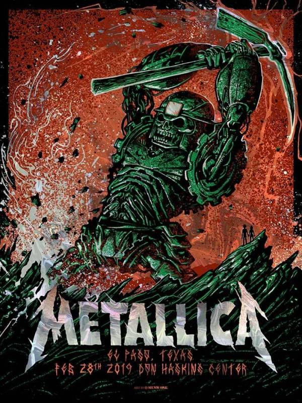 Munk One - Metallica El Paso 19 - Foil Variant Edition