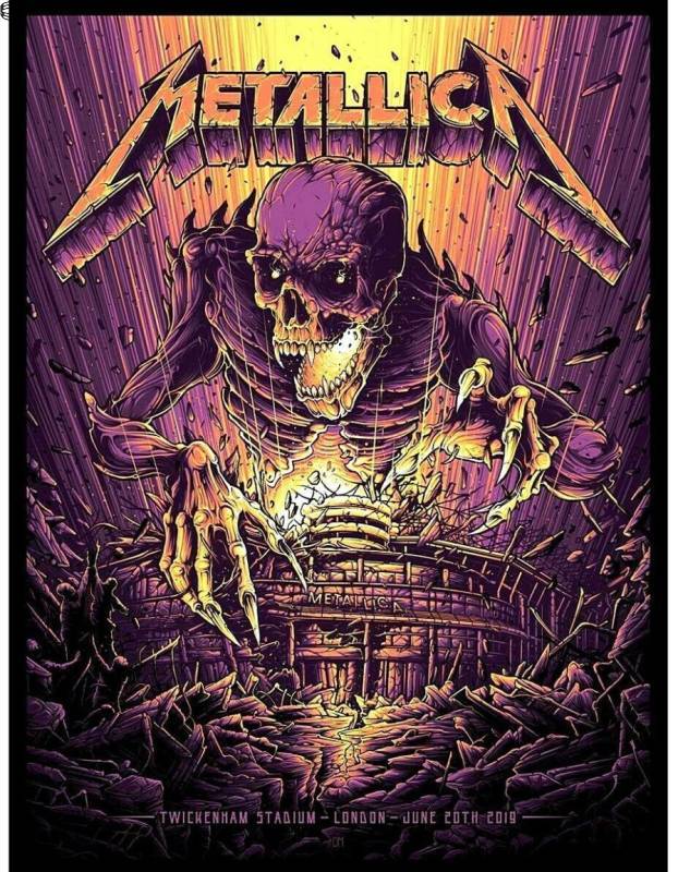 Dan Mumford - Metallica London 19 - Show Edition
