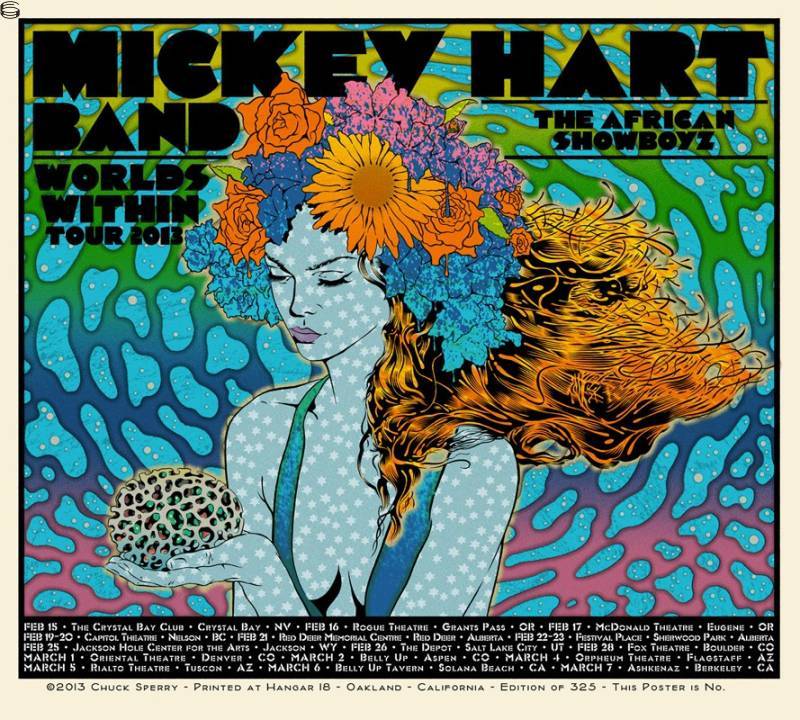 Mickey Hart Band Worlds Within Tour