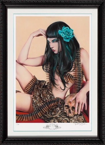 Brian Viveros - Queen of the Land 17 - Deluxe Framed Edition