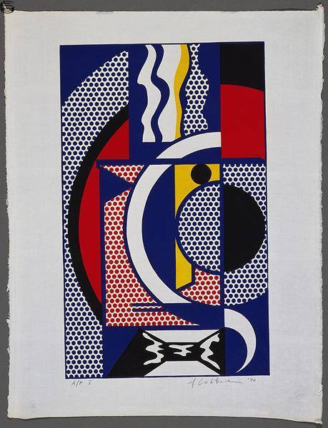 Roy Lichtenstein - Modern Head #1 (C 91)
