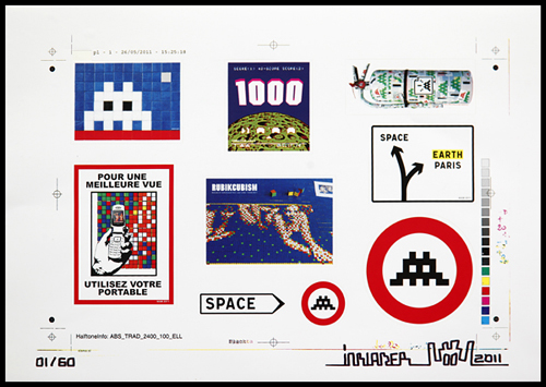 Space Invader - Sticker Sheet