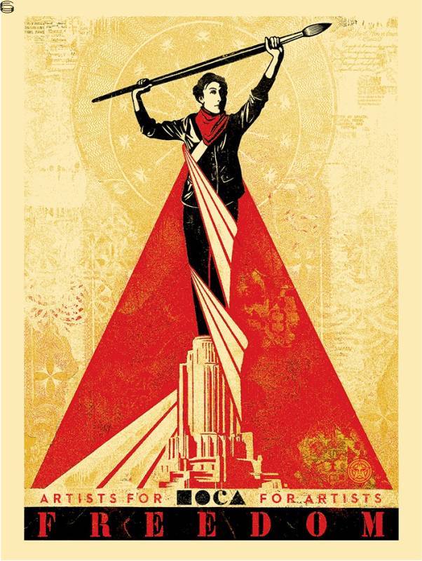 Shepard Fairey - Artists for Freedom - First Edition