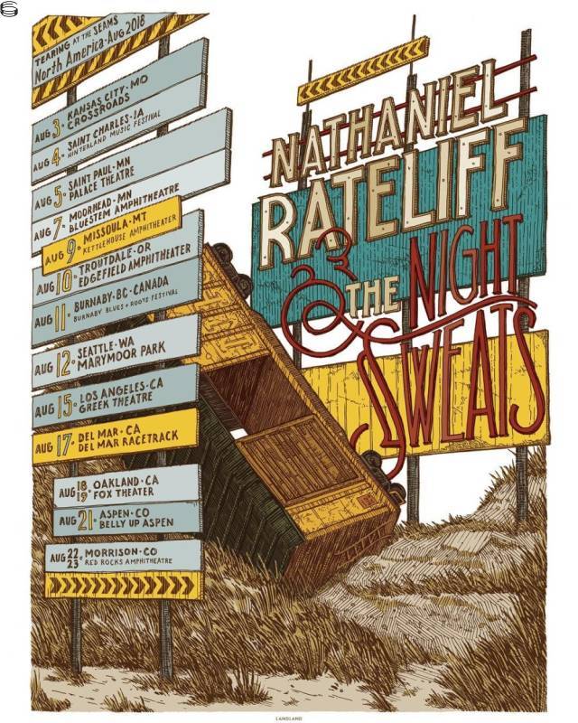 Nathaniel Rateliff North America Tour [Aug] 18