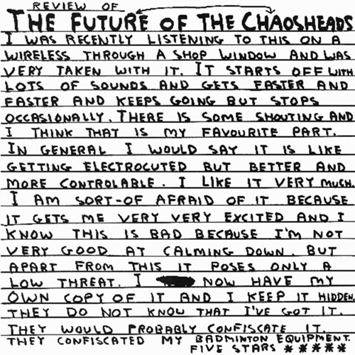David Shrigley - FH10 - The Futureheads - Chaos - Artist Proof