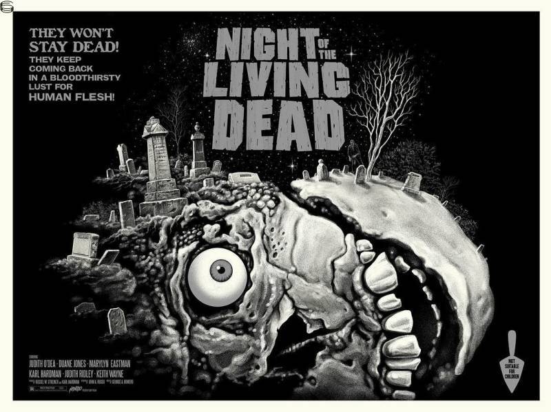 Gary Pullin - Night of the Living Dead - Silver Variant AP Edition