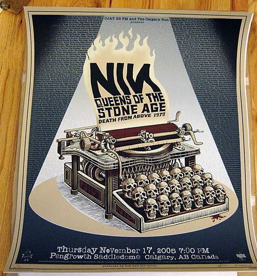 Emek - Nine Inch Nails / Queens of the Stone Age Calgary - Craft Variant Edition