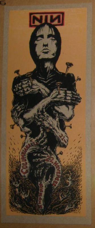Emek - Nine Inch Nails Berlin 99 - Board Handbill Edition